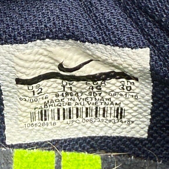 Nike Train Speed 4 AMP Shoes Men Sz 12 Blue Green Seattle Seahawks 848587-307 - Picture 10 of 16